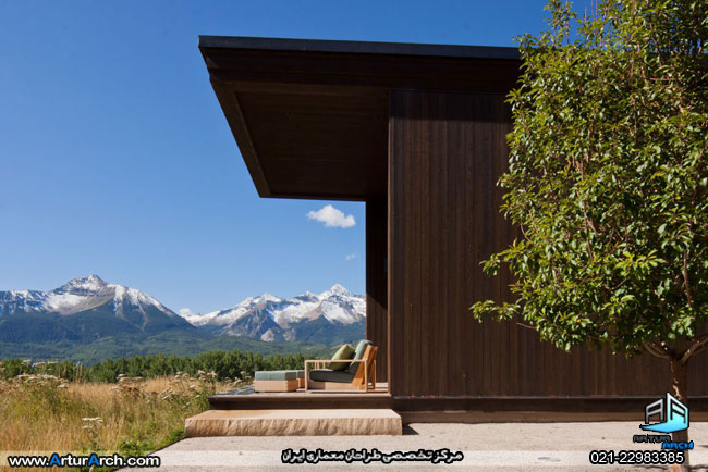 Telluride-House-Anmahia5n-طراحی منحصربفرد ویلا کوهستانی telluride house