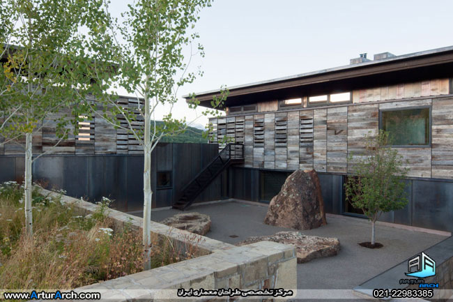 Telluride-House6-Anmahian-طراحی منحصربفرد ویلا کوهستانی telluride house