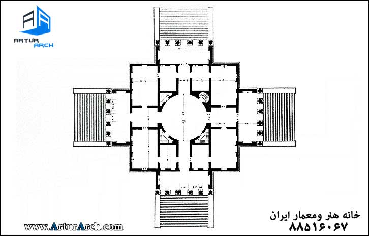 Palladio_Rotonda_planta_Scamozzi_1778