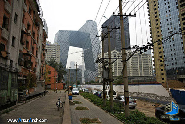 CCTV-building-معماری ساختمان  CCTV