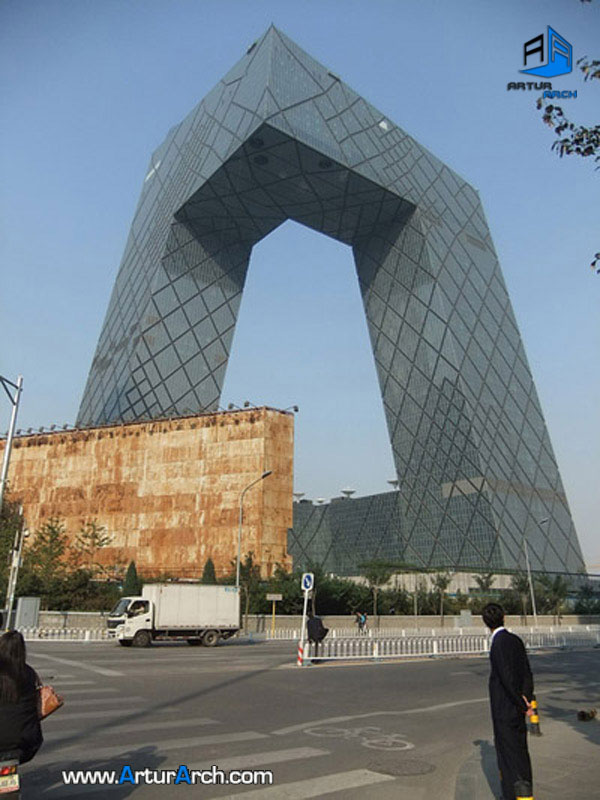 CCTV-building-معماری ساختمان  CCTV