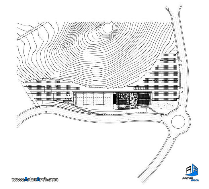 building e8-سایت پلان-site-plan