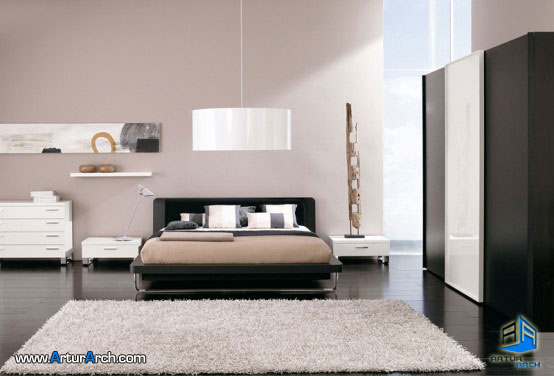 -هفت اصل مهم فنگ شویی برای چیدمان بهتر اتاق خواب-modern-bedroom