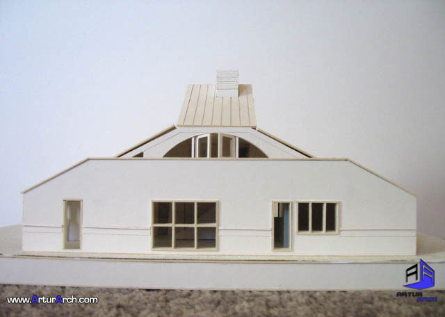 -FLOOR-PLAN-Venturi-Procession-vanna_venturi_facade_ماکت خانه مادر ونچوریventuri-balsa-wood-model