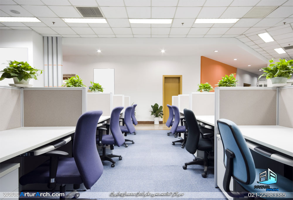 energy-efficient-t5-office-اصول نورپردازی در فضاهای اداری