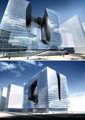 برج تجاری Opus دبی- امارات متحده عربی 2007