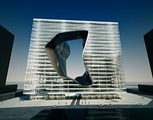 برج تجاری Opus دبی- امارات متحده عربی 2007