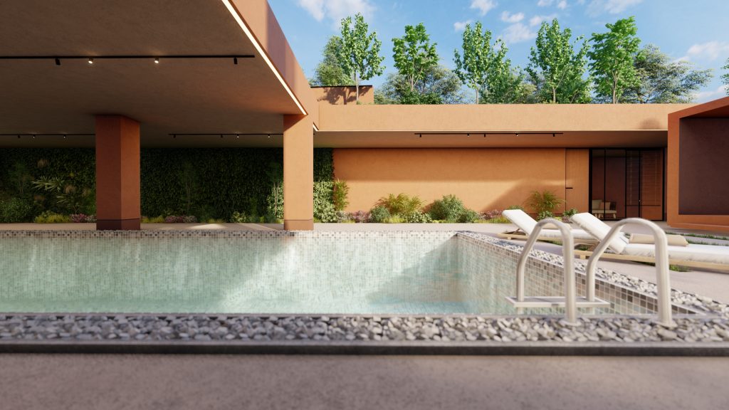 A Interior Lounge Night